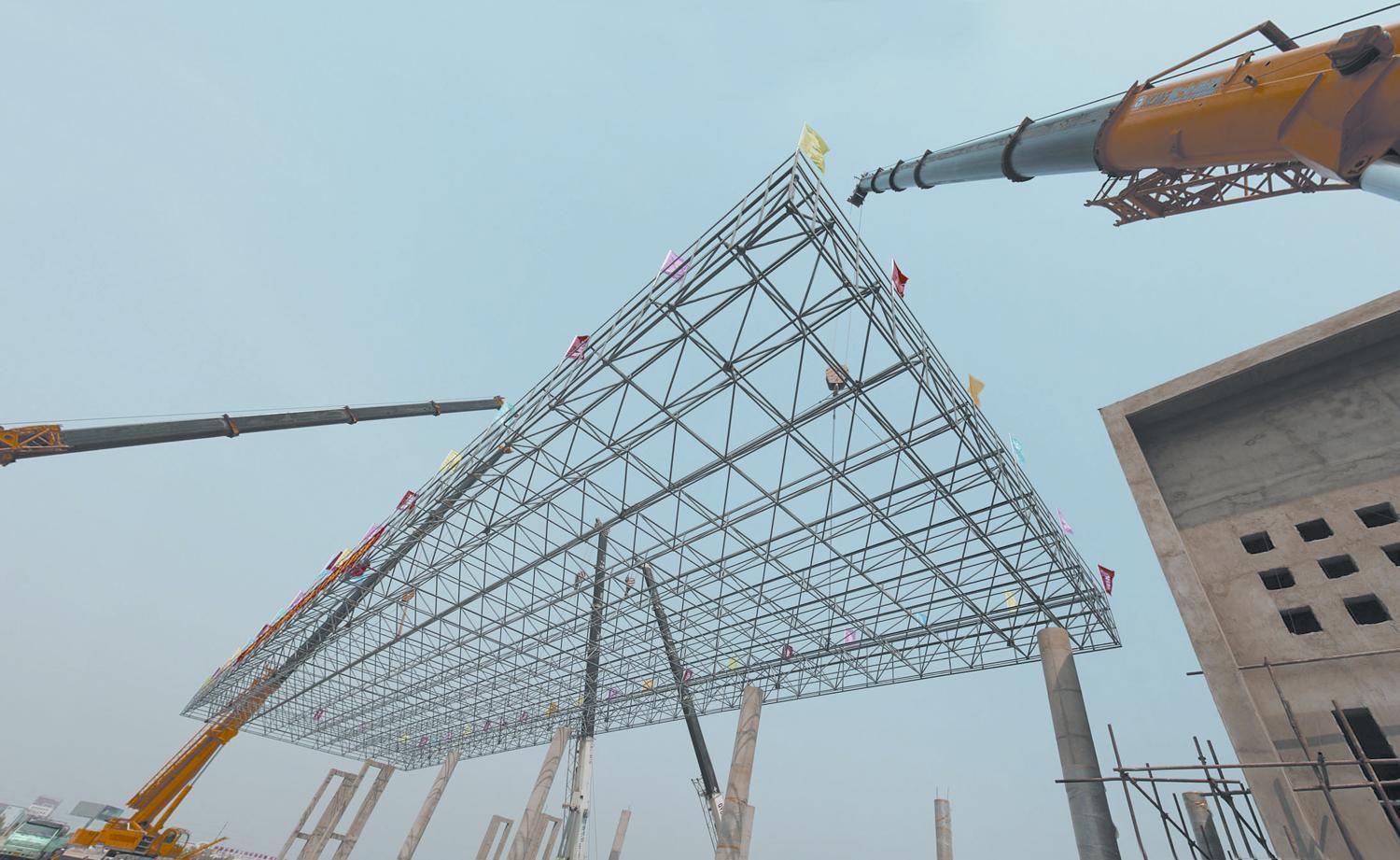 網(wǎng)架施工準備工作