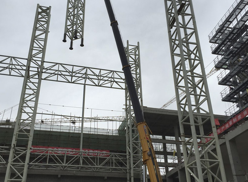 螺栓球球形網架加工和安裝環(huán)節(jié)注意事項